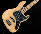 Used Fender American Deluxe Jazz Bass V Natural