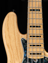 Used Fender American Deluxe Jazz Bass V Natural