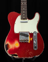 Used Fender Custom Shop 1963 Telecaster Relic Candy Apple Red Over 3 Tone Sunburst