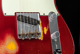 Used Fender Custom Shop 1963 Telecaster Relic Candy Apple Red Over 3 Tone Sunburst