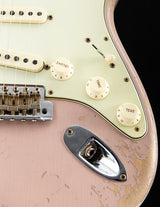 Used Fender Custom Shop Limited Edition 60/63 Super Heavy Relic Stratocaster Dirty Shell Pink