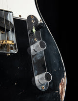 Fender Custom Shop 1965 Telecaster Custom Relic Aged Black Over 3 Tone Sunburst