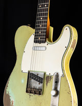 Used Fender Custom Shop '62 Telecaster Custom Heavy Relic Surf Green Masterbuilt By Dale Wilson
