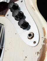 Fender Custom Shop 1961 Jazz Bass Heavy Relic Aged Olympic White