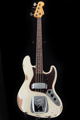 Fender Custom Shop 1961 Jazz Bass Heavy Relic Aged Olympic White