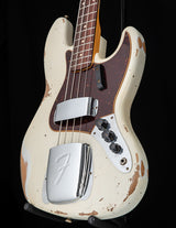 Fender Custom Shop 1961 Jazz Bass Heavy Relic Aged Olympic White