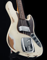 Fender Custom Shop 1961 Jazz Bass Heavy Relic Aged Olympic White