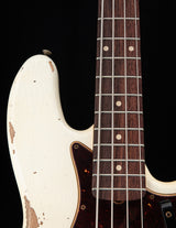 Fender Custom Shop 1961 Jazz Bass Heavy Relic Aged Olympic White