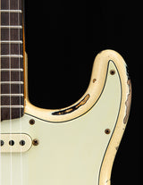 Fender Custom Shop 1959 Stratocaster Super Heavy Relic Aged Vintage White Over 3 Tone Sunburst