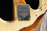 Fender Custom Shop 1959 Stratocaster Super Heavy Relic Aged Vintage White Over 3 Tone Sunburst
