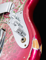 Fender Custom Shop Heavy Relic Jazz Bass Pink Paisley Limited