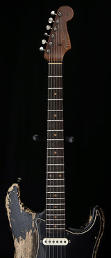 Fender Custom Shop Poblano Stratocaster Super Heavy Relic Aged Black LTD
