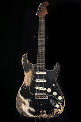 Fender Custom Shop Poblano Stratocaster Super Heavy Relic Aged Black LTD