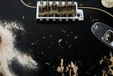 Fender Custom Shop Poblano Stratocaster Super Heavy Relic Aged Black LTD