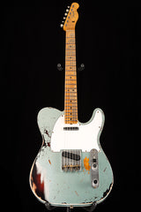 Fender Custom Shop 1965 Telecaster Custom Relic Aged Firemist Silver Over 3 Tone Sunburst