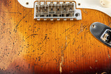 Fender Custom Shop Red Hot Stratocaster Super Heavy Relic Faded Chocolate 3-Tone Sunburst