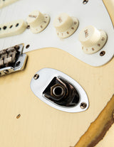 Used Fender Custom Shop Limited Edition '56 Stratocaster Relic Aged Vintage White Over 2-Color Sunburst