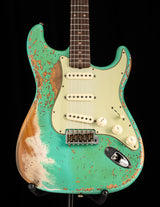 Fender Custom Shop 1960 Dual Mag II Stratocaster Super Heavy Relic Aged Seafoam Green LTD