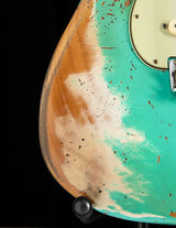 Fender Custom Shop 1960 Dual Mag II Stratocaster Super Heavy Relic Aged Seafoam Green LTD