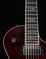 Used Gibson Les Paul Blood Moon Satin Quilt Top Limited-Edition Black Cherry