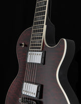 Used Gibson Les Paul Blood Moon Satin Quilt Top Limited-Edition Black Cherry