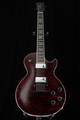 Used Gibson Les Paul Blood Moon Satin Quilt Top Limited-Edition Black Cherry