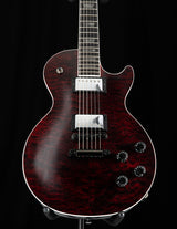 Used Gibson Les Paul Blood Moon Satin Quilt Top Limited-Edition Black Cherry