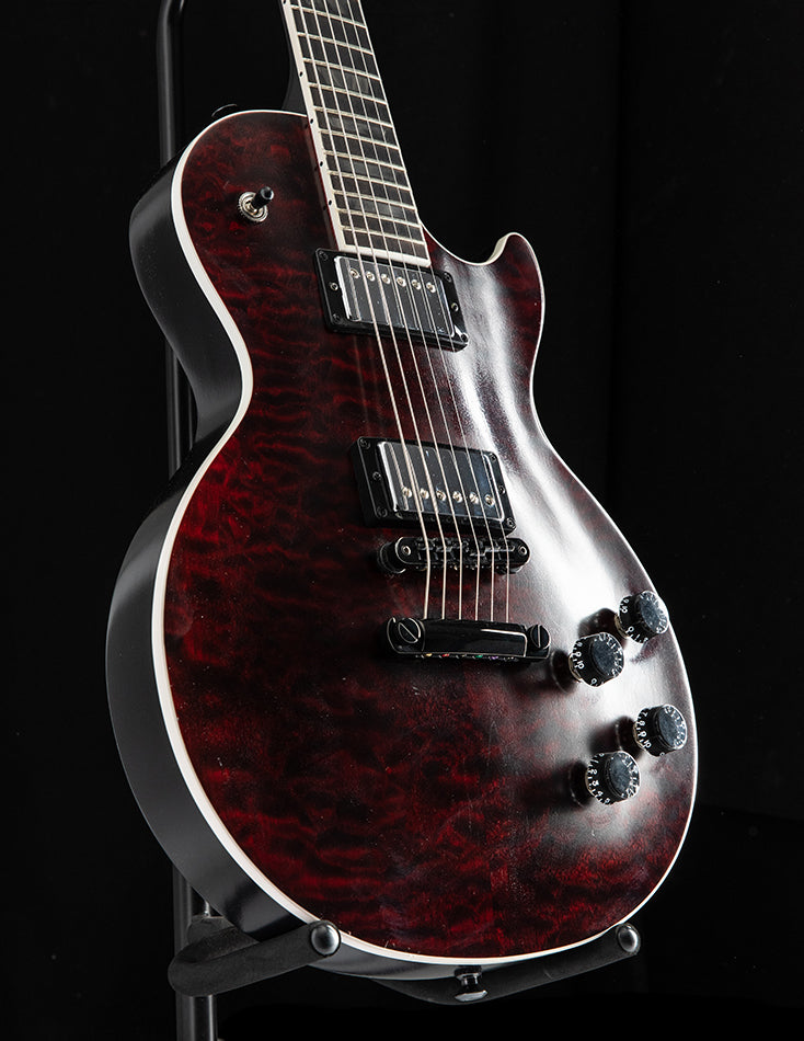 Used Gibson Les Paul Blood Moon Satin Quilt Top Limited Edition Black