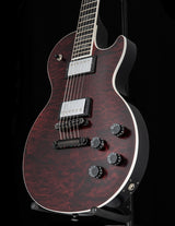 Used Gibson Les Paul Blood Moon Satin Quilt Top Limited-Edition Black Cherry