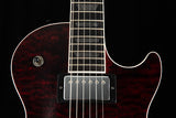 Used Gibson Les Paul Blood Moon Satin Quilt Top Limited-Edition Black Cherry