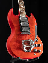Used Gibson SG Deluxe Bigsby Red Fade
