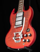 Used Gibson SG Deluxe Bigsby Red Fade