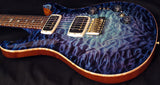 Paul Reed Smith Private Stock Custom 24 Signature Piezo Tremolo Aqua Violet Glow #2-Brian's Guitars