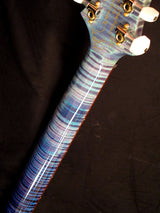 Paul Reed Smith Private Stock Custom 24 Signature Piezo Tremolo Aqua Violet Glow #2-Brian's Guitars