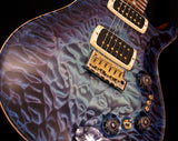 Paul Reed Smith Private Stock Custom 24 Signature Piezo Tremolo Aqua Violet Glow #2-Brian's Guitars