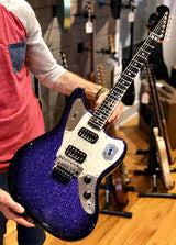 Fender Custom Shop Floyd Jaguar NAMM 2019 Purple Sparkle Black Burst Masterbuilt By Kyle Mcmillin-Brian's Guitars