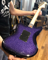 Fender Custom Shop Floyd Jaguar NAMM 2019 Purple Sparkle Black Burst Masterbuilt By Kyle Mcmillin-Brian's Guitars