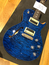 PRS SE Zach Myers Brian's Guitars Exclusive Satin Koa and Blue Matteo Quilt-Brian's Guitars