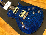PRS SE Zach Myers Brian's Guitars Exclusive Satin Koa and Blue Matteo Quilt-Brian's Guitars