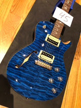 PRS SE Zach Myers Brian's Guitars Exclusive Satin Koa and Blue Matteo Quilt-Brian's Guitars