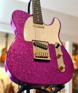 Fender Custom Shop Super Custom Deluxe Tele 2018 NAMM Limited Edition Magenta Sparkle-Brian's Guitars