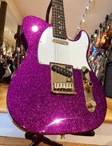Fender Custom Shop Super Custom Deluxe Tele 2018 NAMM Limited Edition Magenta Sparkle-Brian's Guitars