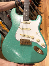 Fender Custom Shop Super Custom Deluxe Strat 2018 NAMM Limited Edition Sea Foam Green Sparkle-Electric Guitars-Brian's Guitars