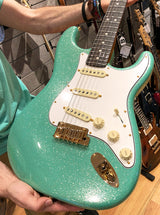 Fender Custom Shop Super Custom Deluxe Strat 2018 NAMM Limited Edition Sea Foam Green Sparkle-Electric Guitars-Brian's Guitars