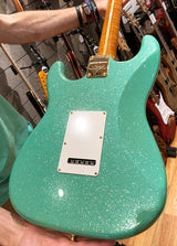Fender Custom Shop Super Custom Deluxe Strat 2018 NAMM Limited Edition Sea Foam Green Sparkle-Electric Guitars-Brian's Guitars