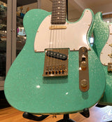 Fender Custom Shop Super Custom Deluxe Tele 2018 NAMM Limited Edition Sea Foam Green Sparkle-Brian's Guitars