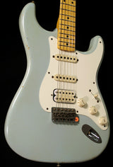 Used Fender Custom Shop '57 Stratocaster Relic Faded Sonic Blue-Brian's Guitars