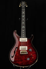 Used Paul Reed Smith Wood Library Artist Custom 22 Semi-Hollow Fire Red Burst