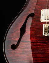 Used Paul Reed Smith Wood Library Artist Custom 22 Semi-Hollow Fire Red Burst