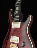 Used Paul Reed Smith Wood Library Artist Custom 22 Semi-Hollow Fire Red Burst